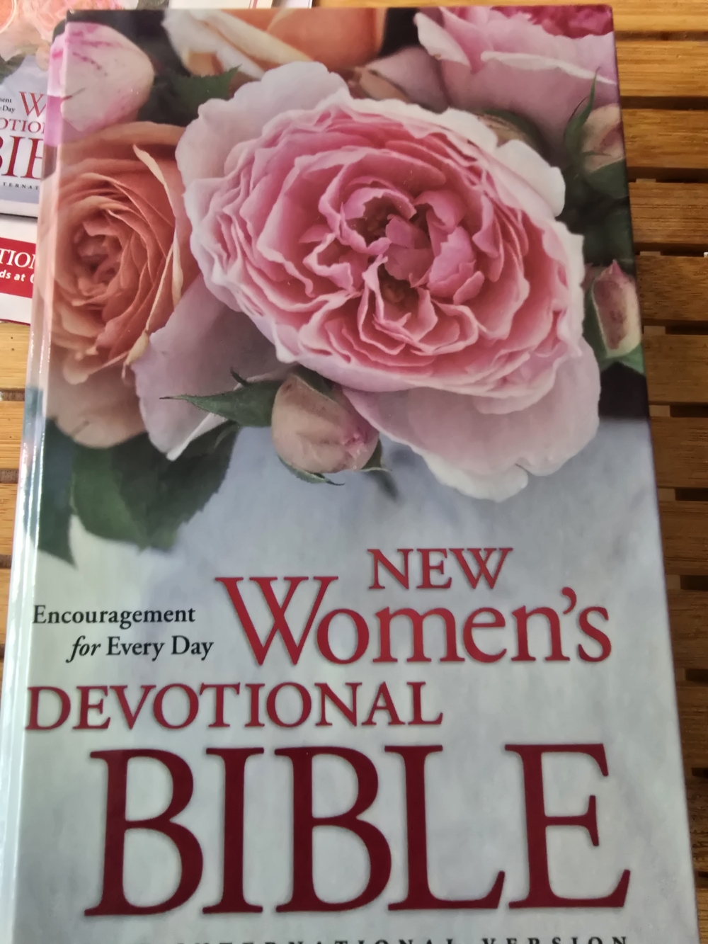 New Women's Devotional Bible - Pink Floral Cover